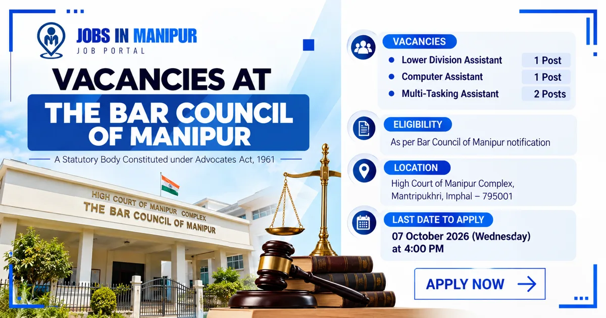 Bar Council of Manipur Recruitment 2026