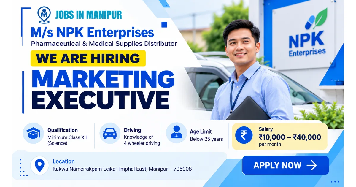 Marketing Executive Job in Imphal